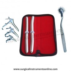 Hegar uterine dilator set,15-16,17-18, pinwheel, grave 3pcs